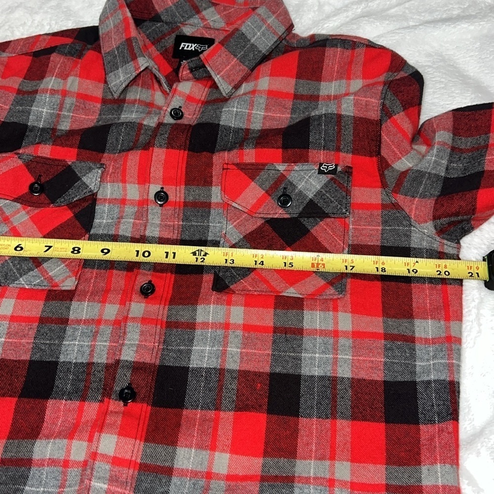 Fox Racing Women’s Long Sleeve Flannel Sz S - Picture 3 of 4